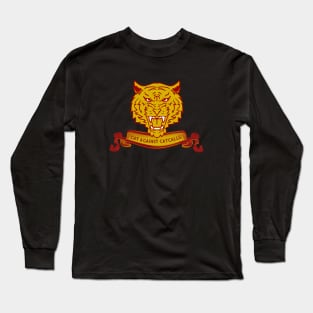 Vintage style Cat Tiger against catcalls Long Sleeve T-Shirt